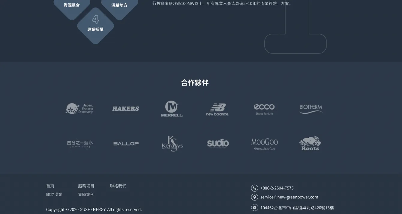 湧業能源官方網站
